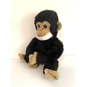 Plush Chimpanzee Stuffed Animal Wild Animal Children's Room Zoo